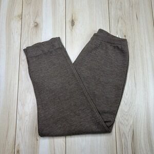 Jeanne Pierre Collection Lambswool Pants Brown Size Medium Stretch Comfortable